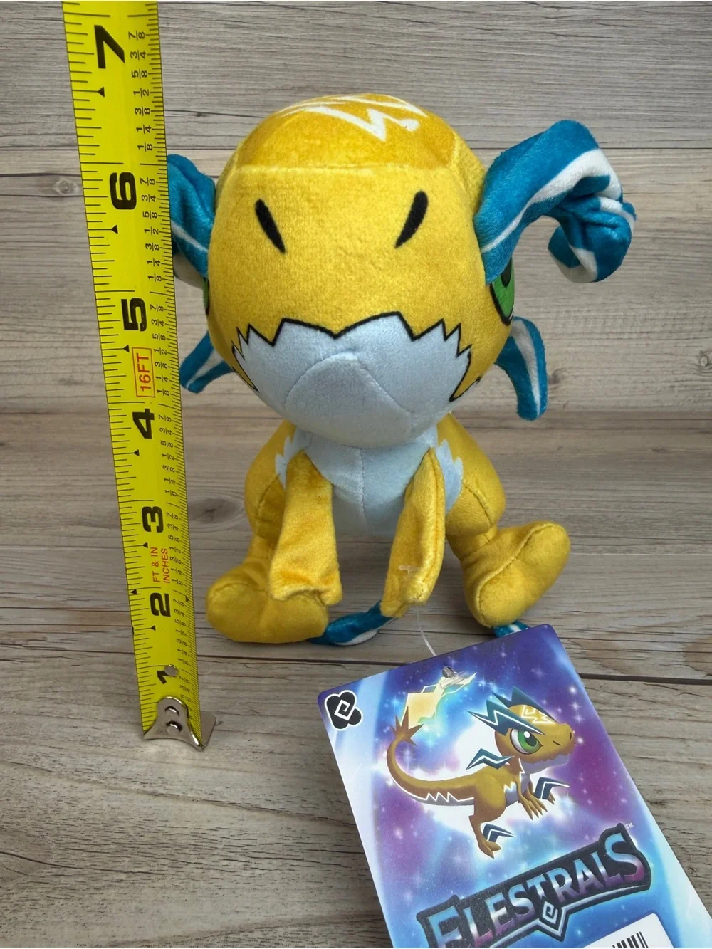 NWT Elestrals ZAPTOR Plush Rare Founders Edition 6